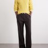 Cable-Knit Cotton Sweater - OU Cable-Knit Cotton Sweater - OU
