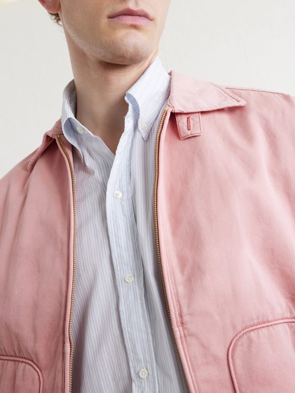 Button-Down Collar Striped Cotton Shirt - CU Button-Down Collar Striped Cotton Shirt - CU