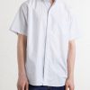 Button-Down Collar Striped Cotton Shirt - FR Button-Down Collar Striped Cotton Shirt - FR