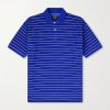 Striped Cotton-Blend Terry Polo Shirt Striped Cotton-Blend Terry Polo Shirt