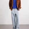 Striped Cotton-Blend Terry Polo Shirt - OU Striped Cotton-Blend Terry Polo Shirt - OU