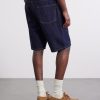 Straight-Leg Denim Shorts - BK Straight-Leg Denim Shorts - BK