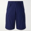Straight-Leg Cotton-Ripstop Cargo Shorts