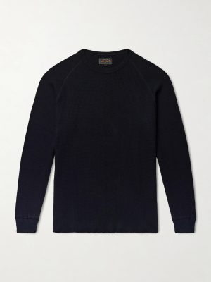 Thermal Waffle-Knit Cotton T-Shirt Thermal Waffle-Knit Cotton T-Shirt