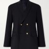 Double-Breasted Grain de Poudre Wool Blazer Double-Breasted Grain de Poudre Wool Blazer