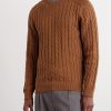 Cable-Knit Cotton Sweater - FR Cable-Knit Cotton Sweater - FR