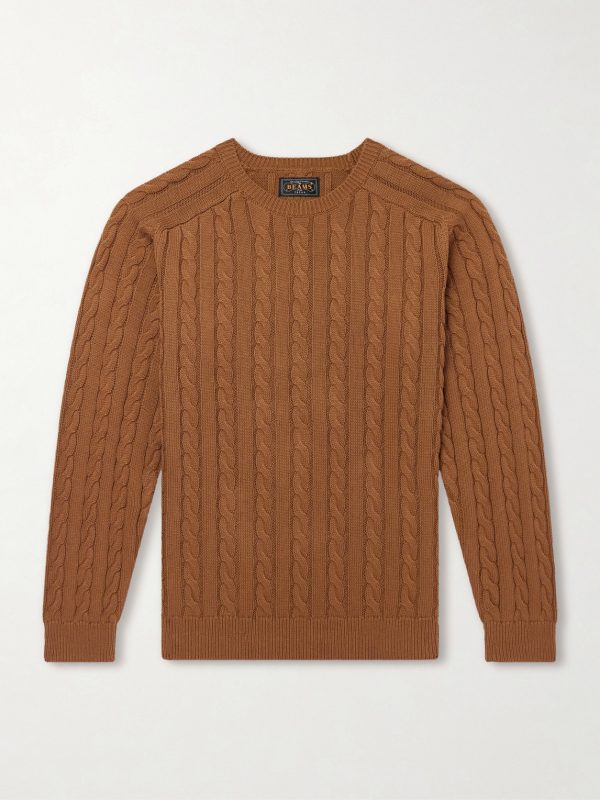 Cable-Knit Cotton Sweater Cable-Knit Cotton Sweater