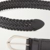 3cm Woven Leather Belt - CU