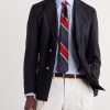 7cm Striped Silk-Twill Tie - FR 7cm Striped Silk-Twill Tie - FR