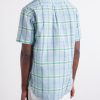 Madras Button-Down Collar Checked Cotton Shirt - BK Madras Button-Down Collar Checked Cotton Shirt - BK