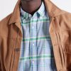 Madras Button-Down Collar Checked Cotton Shirt - CU Madras Button-Down Collar Checked Cotton Shirt - CU