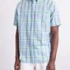 Madras Button-Down Collar Checked Cotton Shirt - FR Madras Button-Down Collar Checked Cotton Shirt - FR