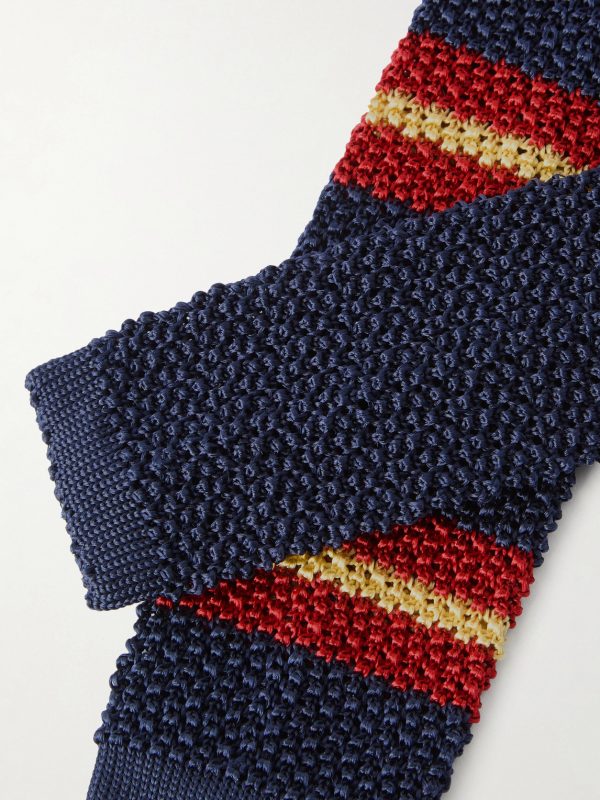 4cm Striped SIlk Tie - CU