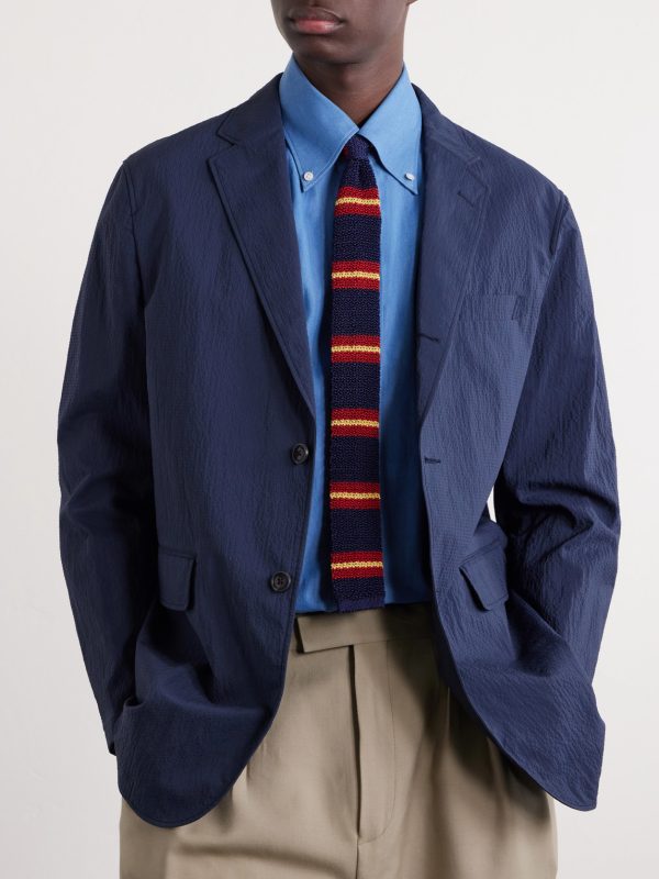 4cm Striped SIlk Tie - FR