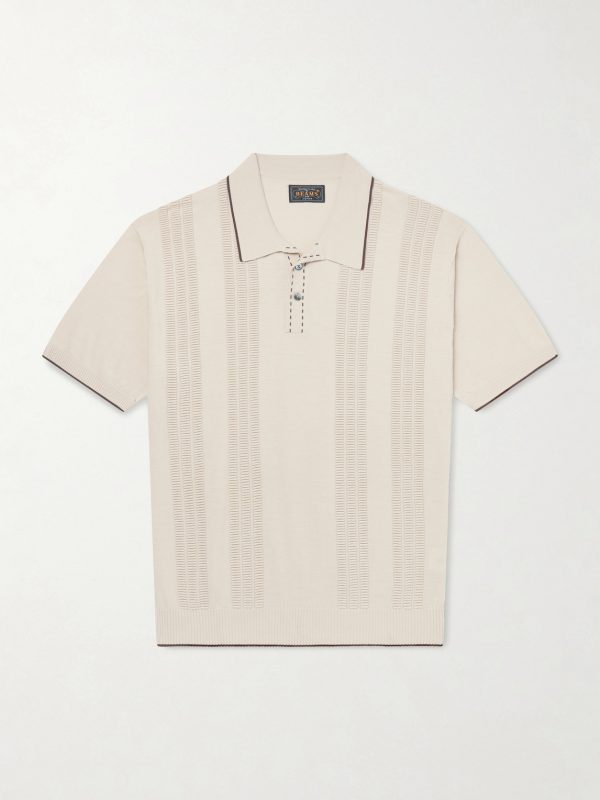 Jacquard-Knit Polo Shirt Jacquard-Knit Polo Shirt