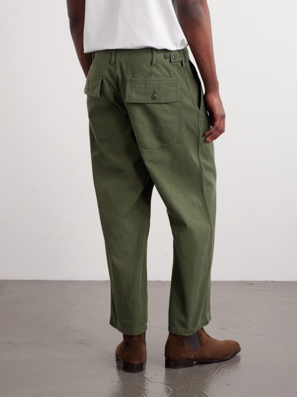 Straight-Leg Cotton Trousers - BK Straight-Leg Cotton Trousers - BK