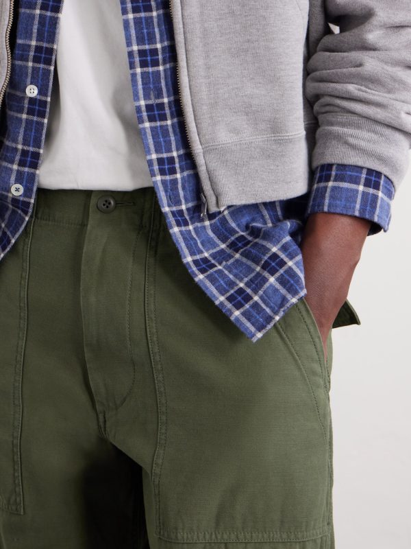 Straight-Leg Cotton Trousers - E1 Straight-Leg Cotton Trousers - E1
