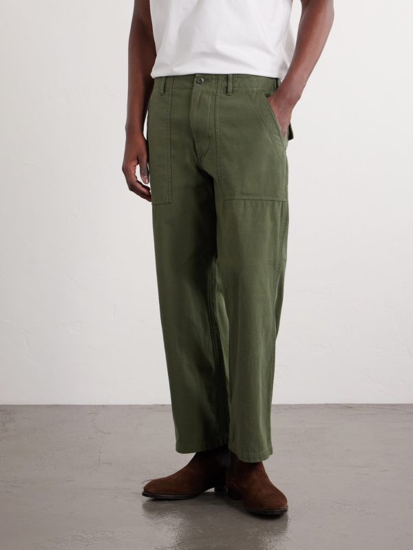 Straight-Leg Cotton Trousers - FR Straight-Leg Cotton Trousers - FR