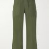 Straight-Leg Cotton Trousers Straight-Leg Cotton Trousers