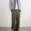 Straight-Leg Cotton Trousers - OU Straight-Leg Cotton Trousers - OU