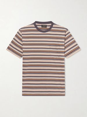 Striped Cotton-Jersey T-Shirt