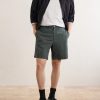 Straight-Leg Checked Seersucker Shorts - OU Straight-Leg Checked Seersucker Shorts - OU