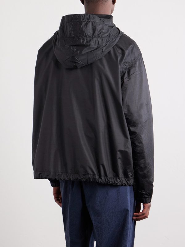Mil Wool-Blend Hooded Shell Jacket - BK Mil Wool-Blend Hooded Shell Jacket - BK