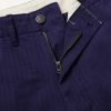 Straight-Leg Herringbone Cotton Trousers - CU