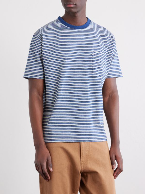 Striped Cotton-Jersey T-Shirt - FR