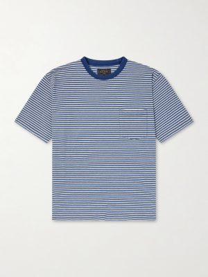 Striped Cotton-Jersey T-Shirt