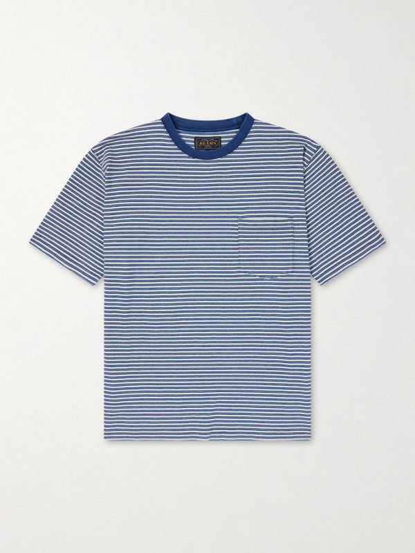 Striped Cotton-Jersey T-Shirt