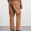 Straight-Leg Piqué Cotton Trousers - BK Straight-Leg Piqué Cotton Trousers - BK