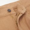 Straight-Leg Piqué Cotton Trousers - E1 Straight-Leg Piqué Cotton Trousers - E1