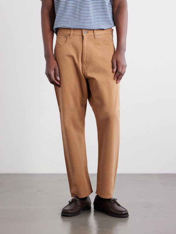 Straight-Leg Piqué Cotton Trousers - FR Straight-Leg Piqué Cotton Trousers - FR