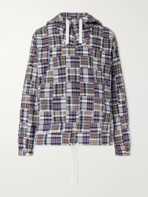 Patchwork Checked Cotton Jacket Patchwork Checked Cotton Jacket