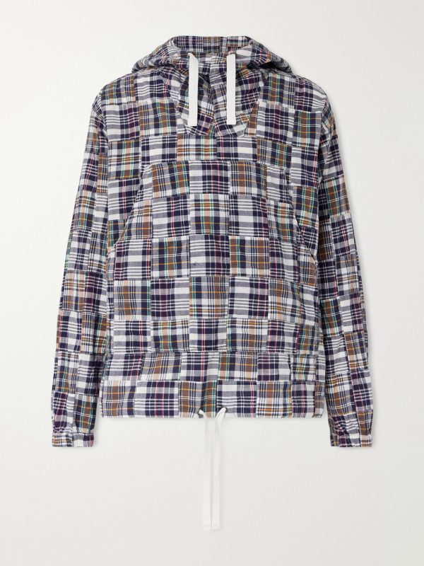 Patchwork Checked Cotton Jacket Patchwork Checked Cotton Jacket