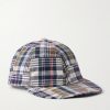 Madras Patchwork Cotton Baseball Cap Madras Patchwork Cotton Baseball Cap