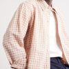 Button-Down Seersucker Checked Cotton and Linen-Blend Shirt - CU Button-Down Seersucker Checked Cotton and Linen-Blend Shirt - CU