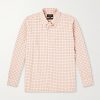 Button-Down Seersucker Checked Cotton and Linen-Blend Shirt Button-Down Seersucker Checked Cotton and Linen-Blend Shirt