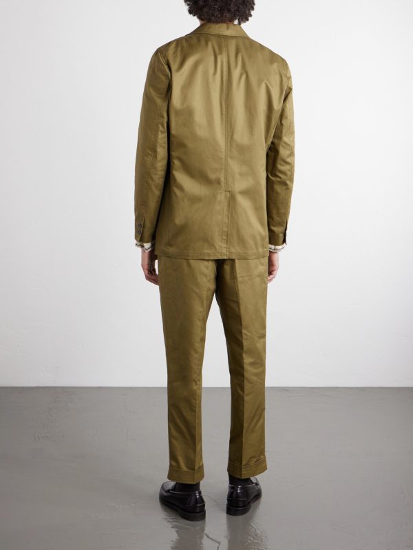 3B Cotton-Twill Suit Jacket - BK