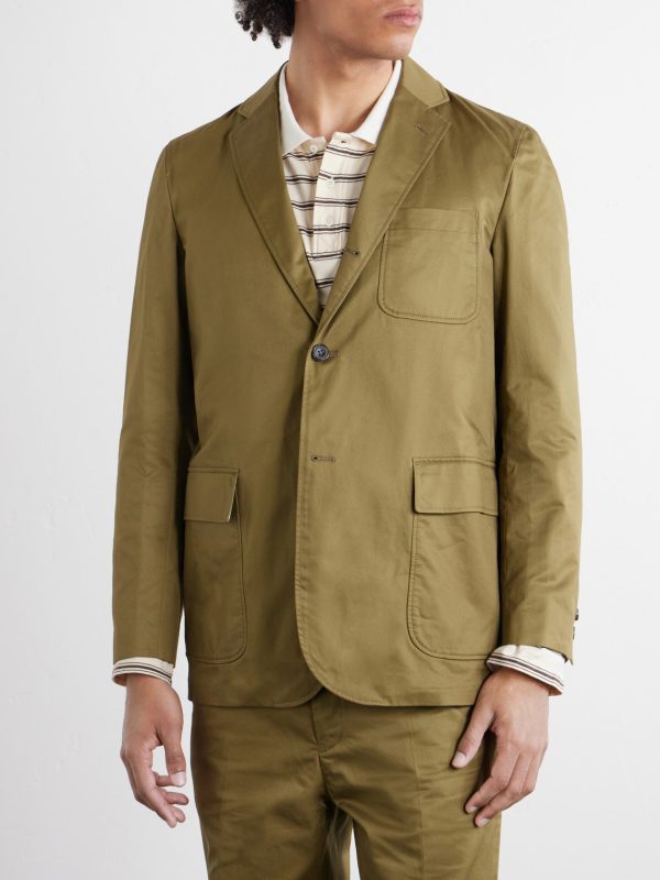3B Cotton-Twill Suit Jacket - FR