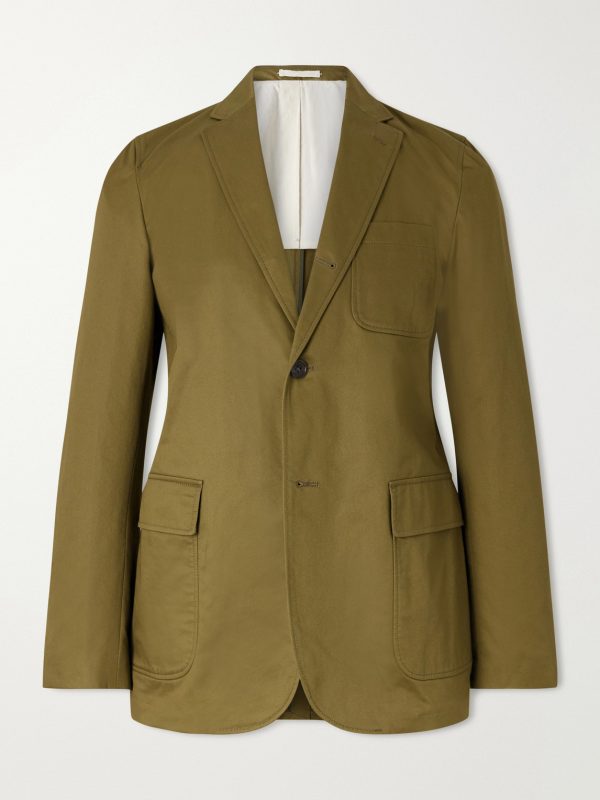 3B Cotton-Twill Suit Jacket
