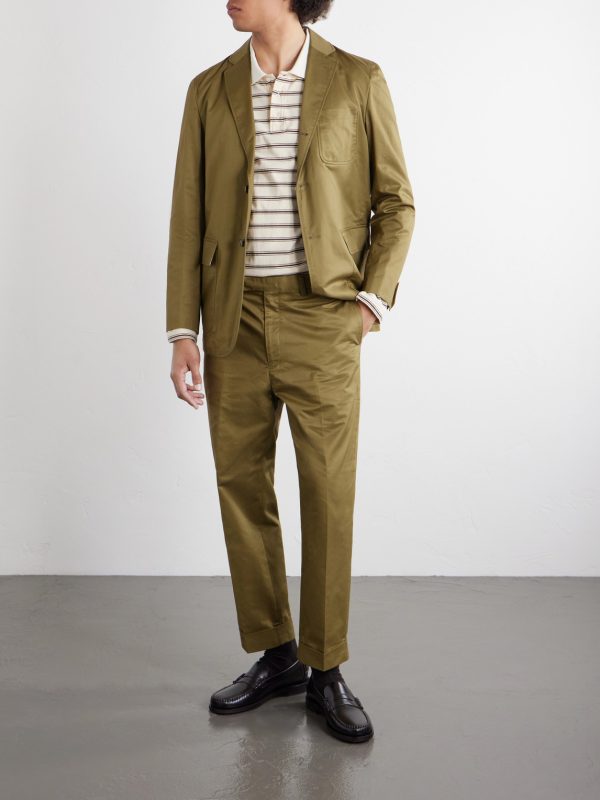 3B Cotton-Twill Suit Jacket - OU