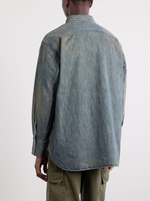 Western Double Dye Denim Shirt - BK Western Double Dye Denim Shirt - BK