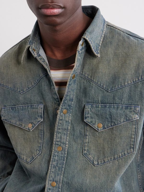 Western Double Dye Denim Shirt - CU Western Double Dye Denim Shirt - CU