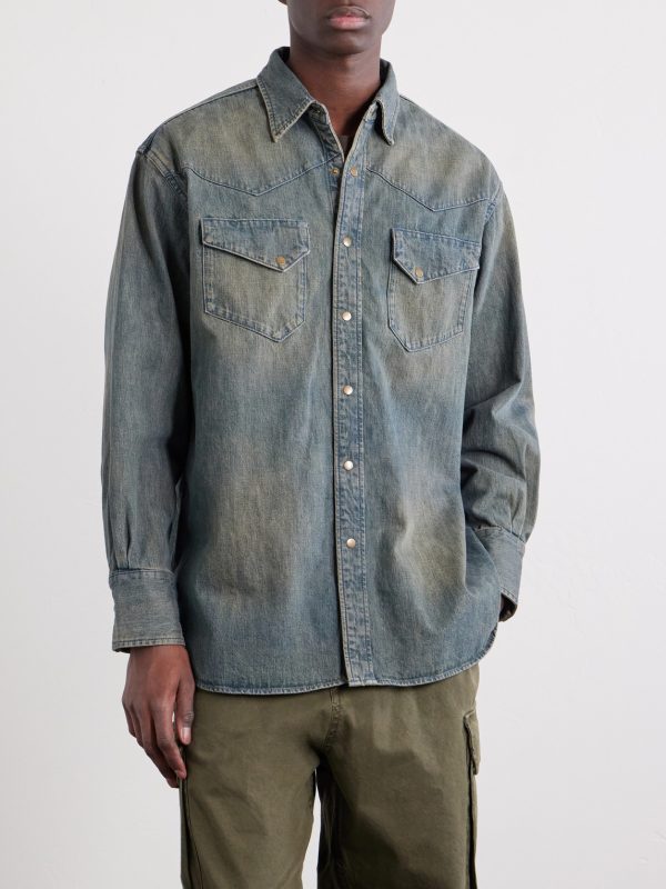 Western Double Dye Denim Shirt - FR Western Double Dye Denim Shirt - FR