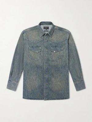Western Double Dye Denim Shirt Western Double Dye Denim Shirt
