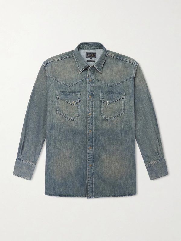 Western Double Dye Denim Shirt Western Double Dye Denim Shirt