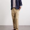 Button-Down Collar Striped Cotton Shirt - OU