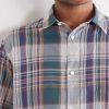 Checked Cotton-Gauze Shirt - CU Checked Cotton-Gauze Shirt - CU